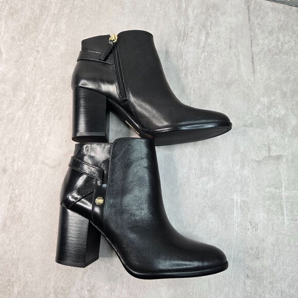 Louise et Cie Black Leather Ankle Booties - Picture 5 of 12